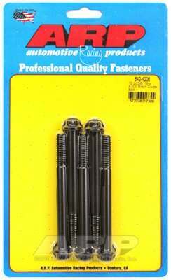 ARP 3/8-16 x 4.000 12pt black oxide bolts - 642-4000