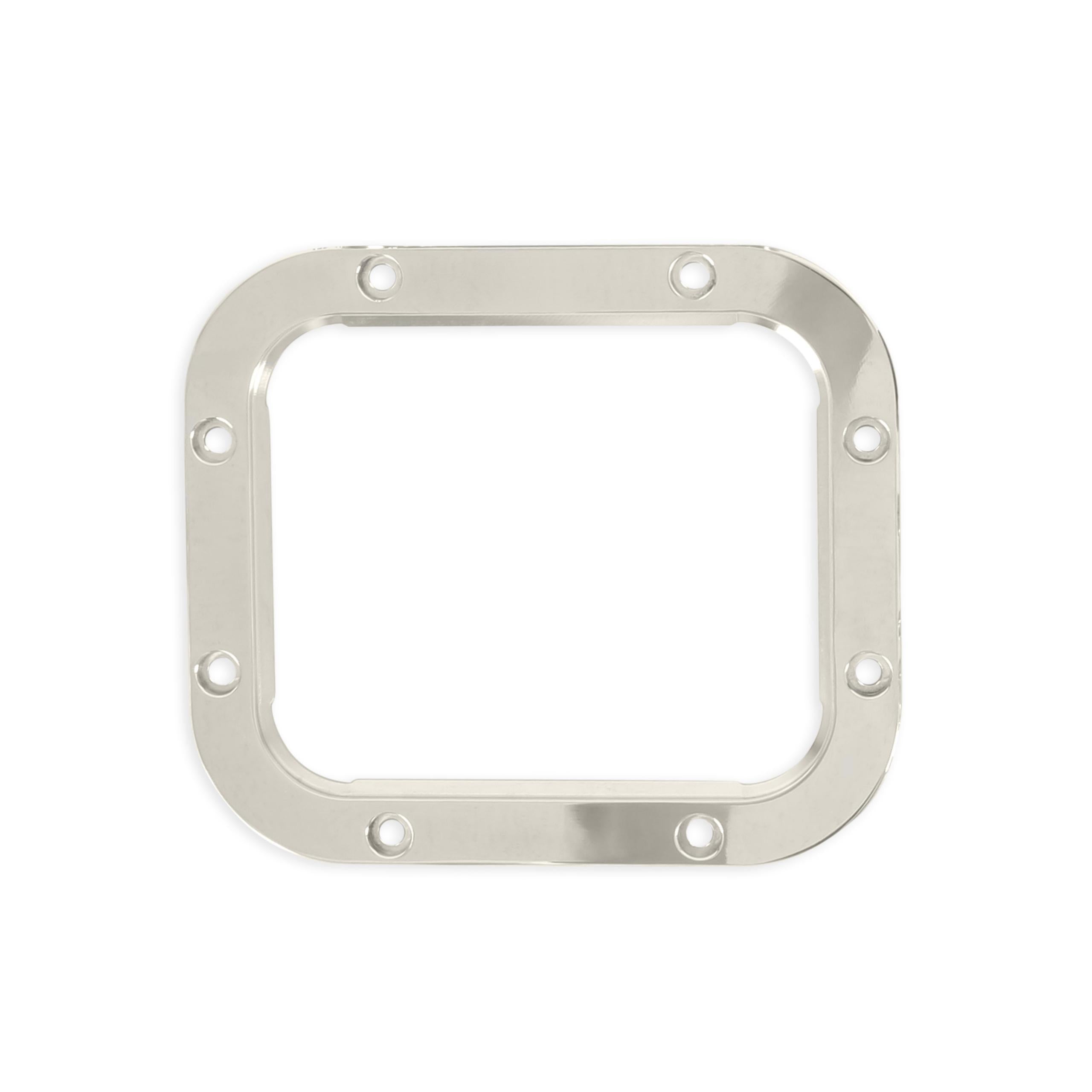 HURST Billet Shifter Boot and Bezel - Rectangular - Polished Finish - 115000HST