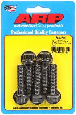ARP 7/16-14 x 1.500 12pt black oxide bolts - 643-1500