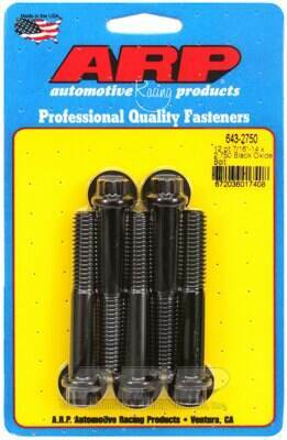 ARP 7/16-14 x 2.750 12pt black oxide bolts - 643-2750