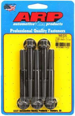 ARP 7/16-14 x 3.250 12pt black oxide bolts - 643-3250