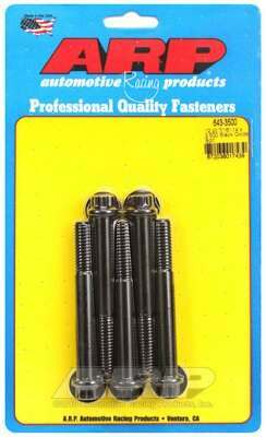 ARP 7/16-14 x 3.500 12pt black oxide bolts - 643-3500