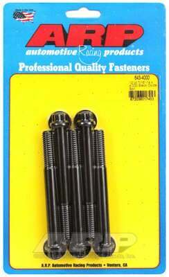 ARP 7/16-14 x 4.000 12pt black oxide bolts - 643-4000