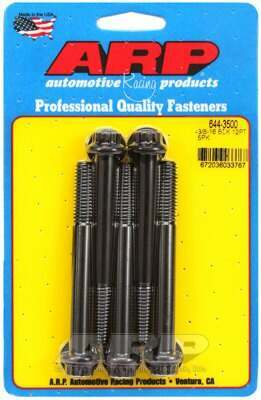ARP 3/8-16 x 3.500 12pt 7/16 wrenching black oxide bolts - 644-3500