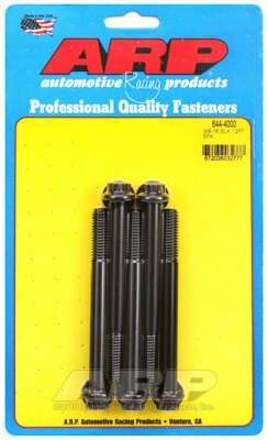 ARP 3/8-16 x 4.000 12pt 7/16 wrenching black oxide bolts - 644-4000