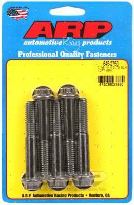ARP 7/16-14 X 2.750 12pt 1/2 wrenching black oxide bolts - 645-2750