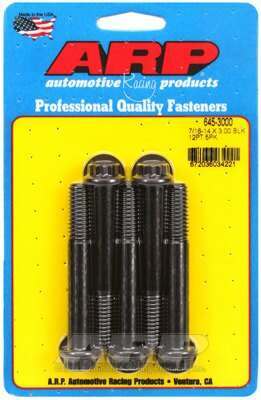 ARP 7/16-14 X 3.000 12pt 1/2 wrenching black oxide bolts - 645-3000