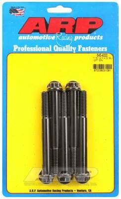 ARP 7/16-14 X 4.000 12pt 1/2 wrenching black oxide bolts - 645-4000
