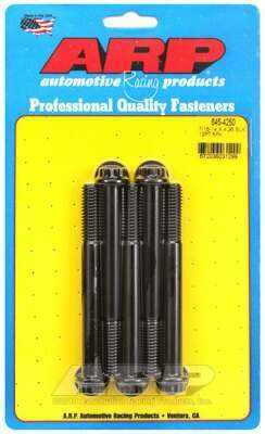 ARP 7/16-14 X 4.250 12pt 1/2 wrenching black oxide bolts - 645-4250