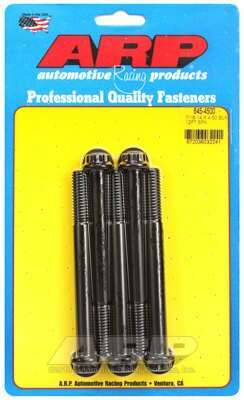ARP 7/16-14 X 4.500 12pt 1/2 wrenching black oxide bolts - 645-4500