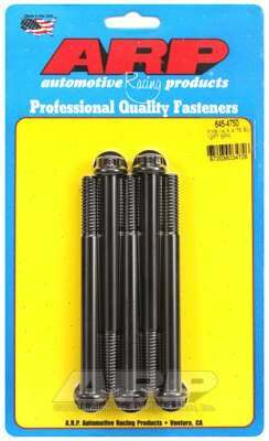 ARP 7/16-14 X 4.750 12pt 1/2 wrenching black oxide bolts - 645-4750