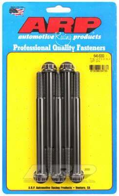 ARP 7/16-14 X 5.000 12pt 1/2 wrenching black oxide bolts - 645-5000