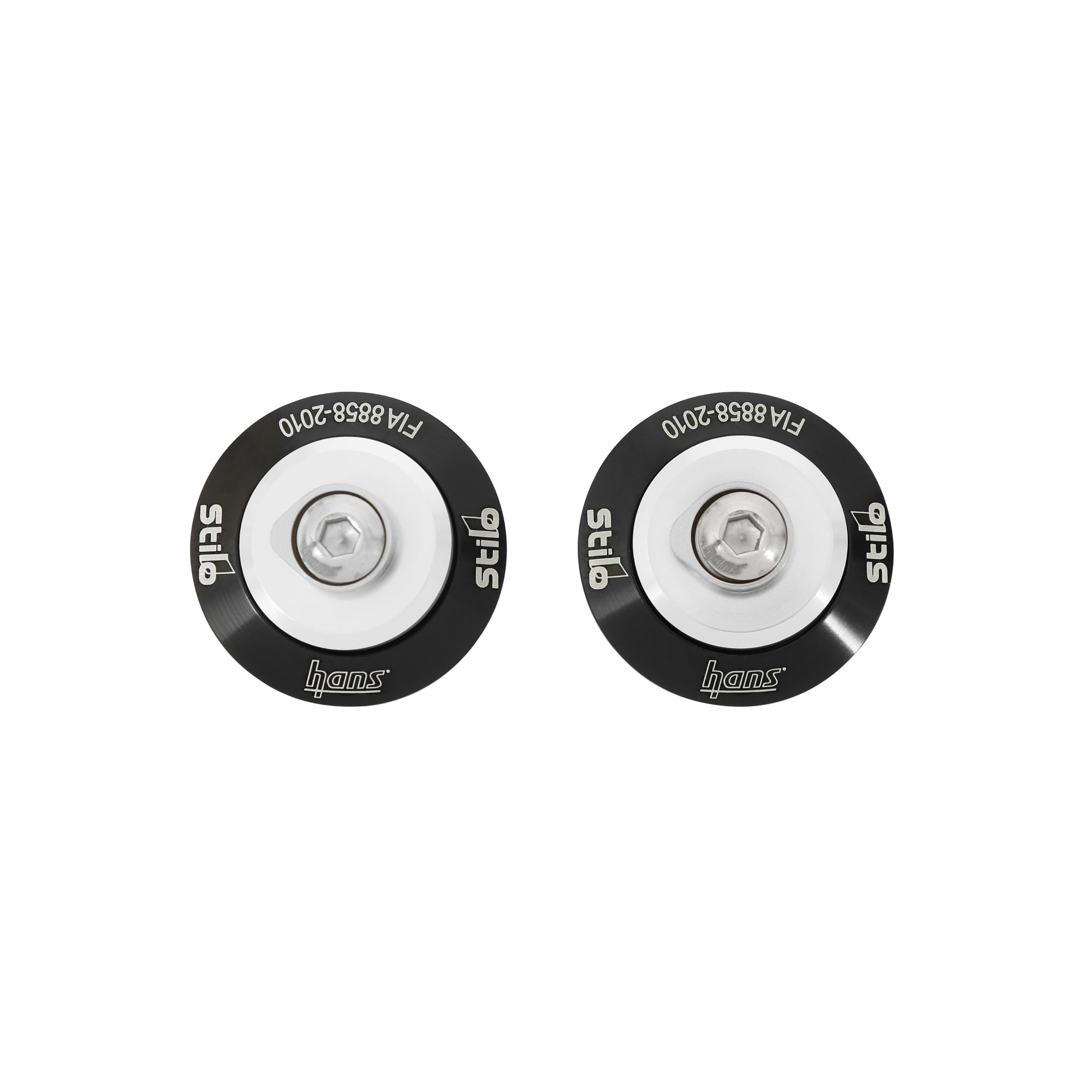 HANS Performance Products Stilo Stilo Helmet Anchor Attachment- Black - Pair - AK113111K-STILO