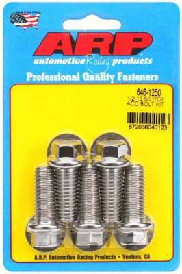 ARP 1/2-13 X 1.250 hex SS bolts - 646-1250