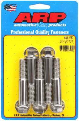 ARP 1/2-13 x 2.750 hex SS bolts - 646-2750
