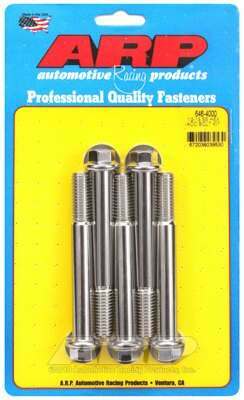 ARP 1/2-13 x 4.000 hex SS bolts - 646-4000
