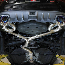 AFE Takeda 3 IN to 2-1/4 IN 304 Stainless Steel Cat-Back Exhaust w/ Blue Flame Tip (2015-2021 WRX , WRX STI) - 49-36810-L