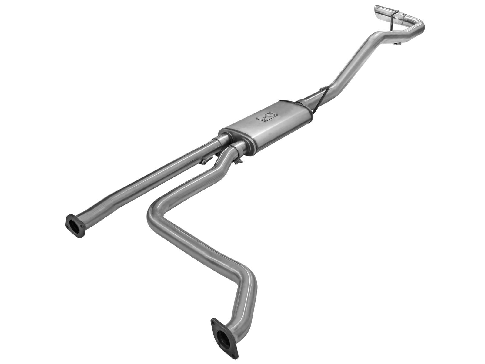 AFE MACH Force-Xp 2-1/2 IN to 3 IN 409 Stainless Steel Cat-Back Exhaust System (2005-2019 Frontier) - 49-46101-1