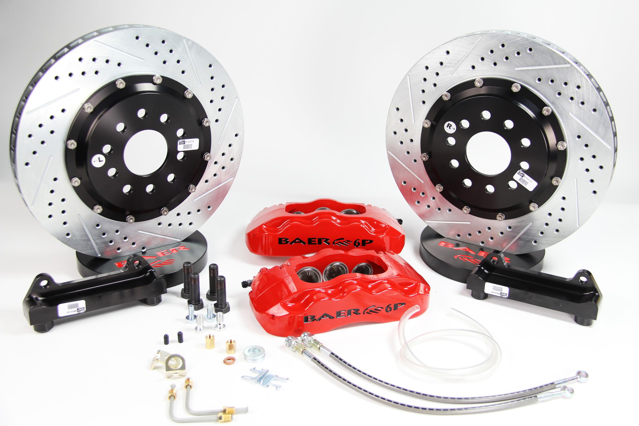 Baer 14" Pro+ Rear Brake Kit, Comp Yellow, SDZ (2010-2015 Camaro) - 4302492CY