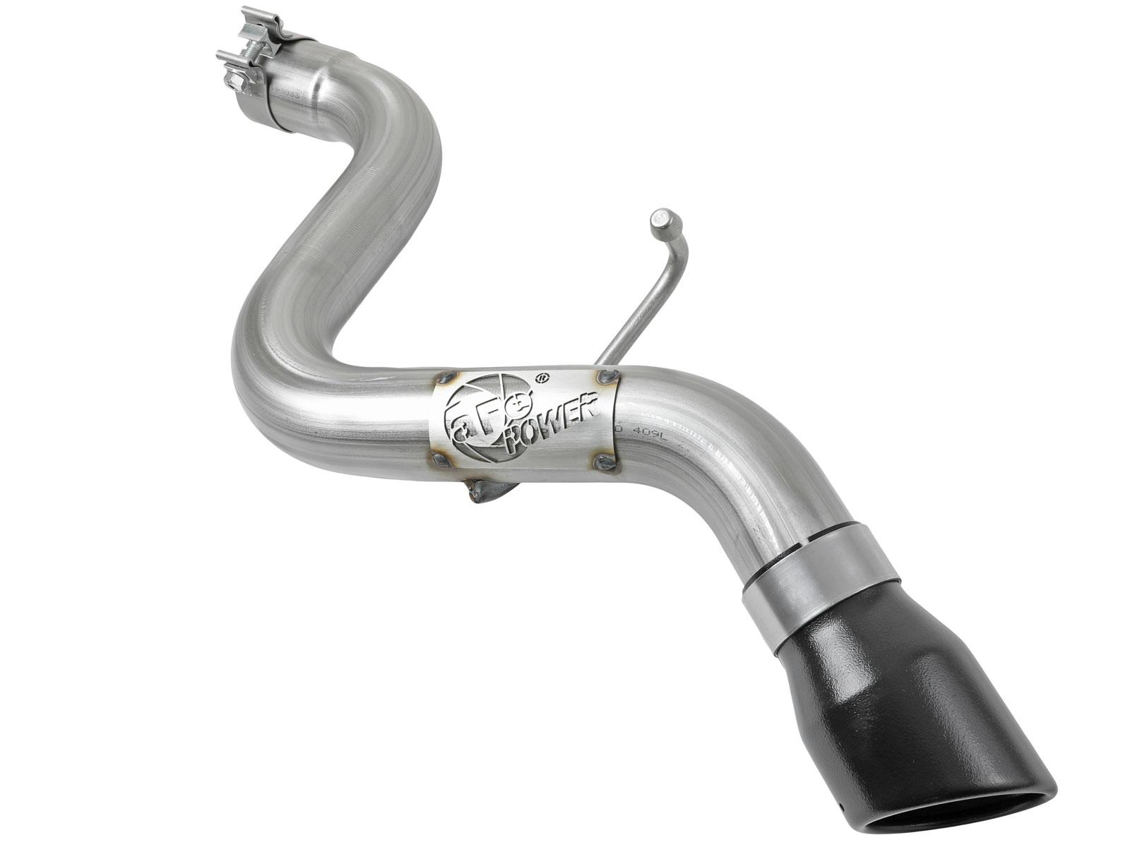 AFE Axle-Back Exhaust System (2018-2020 Jeep Wrangler L4-2.0L(t) / V6-3.6L) - 49-48070-1B