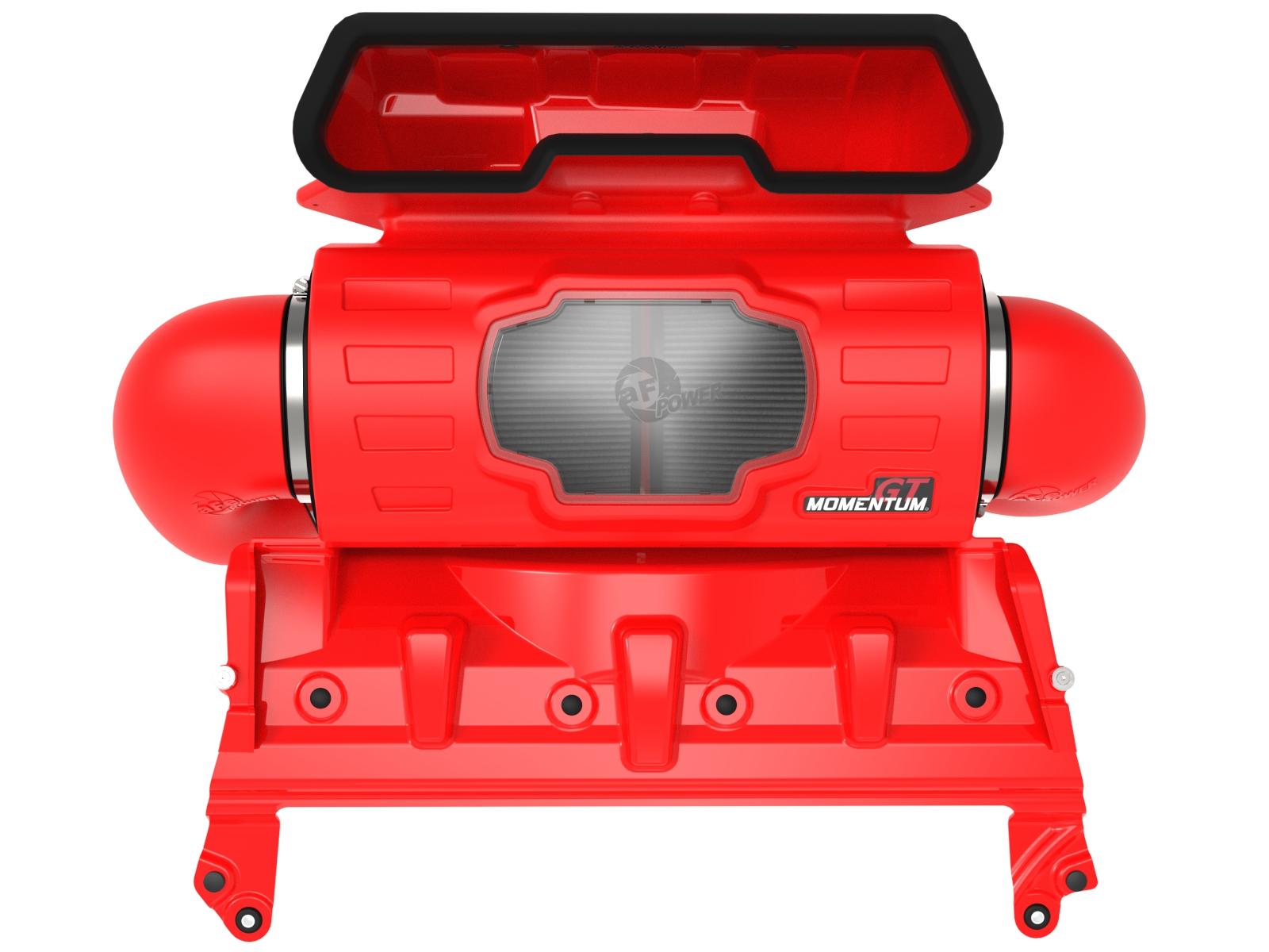 AFE Momentum GT Cold Air Intake System Red w/ Pro DRY S Filter RAM 1500 TRX 21-23 V8-6.2L (sc) - 50-70075KR