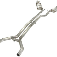 AFE MACH Force-Xp 2-1/2in 409 Stainless Steel Cat-Back Exhaust System w/Polished Tip (2010-2013 Camaro, Camaro) - 49-44042-P