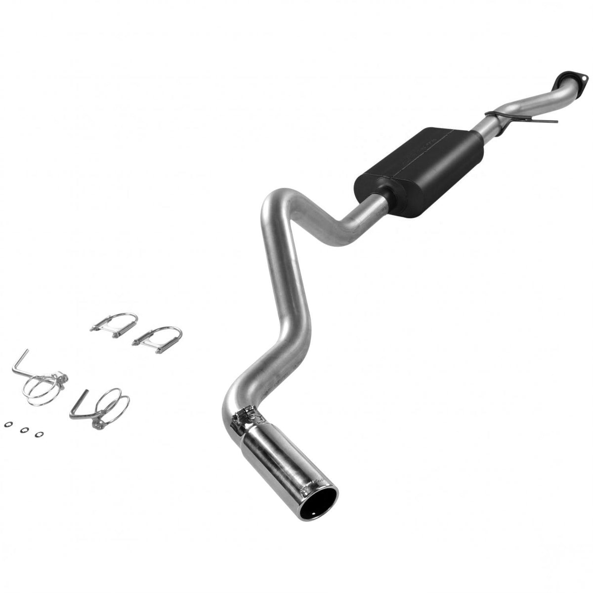 Flowmaster Cat-back System - Single Side Exit - Force II - Mild Sound