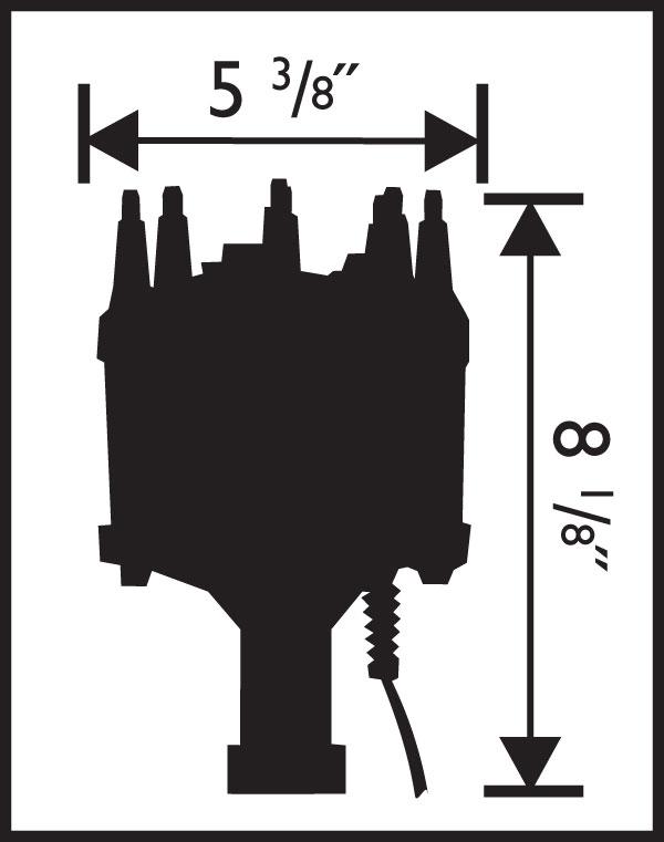 Msd 8384 Distributor, Ford 351W, With Dual Pickup
