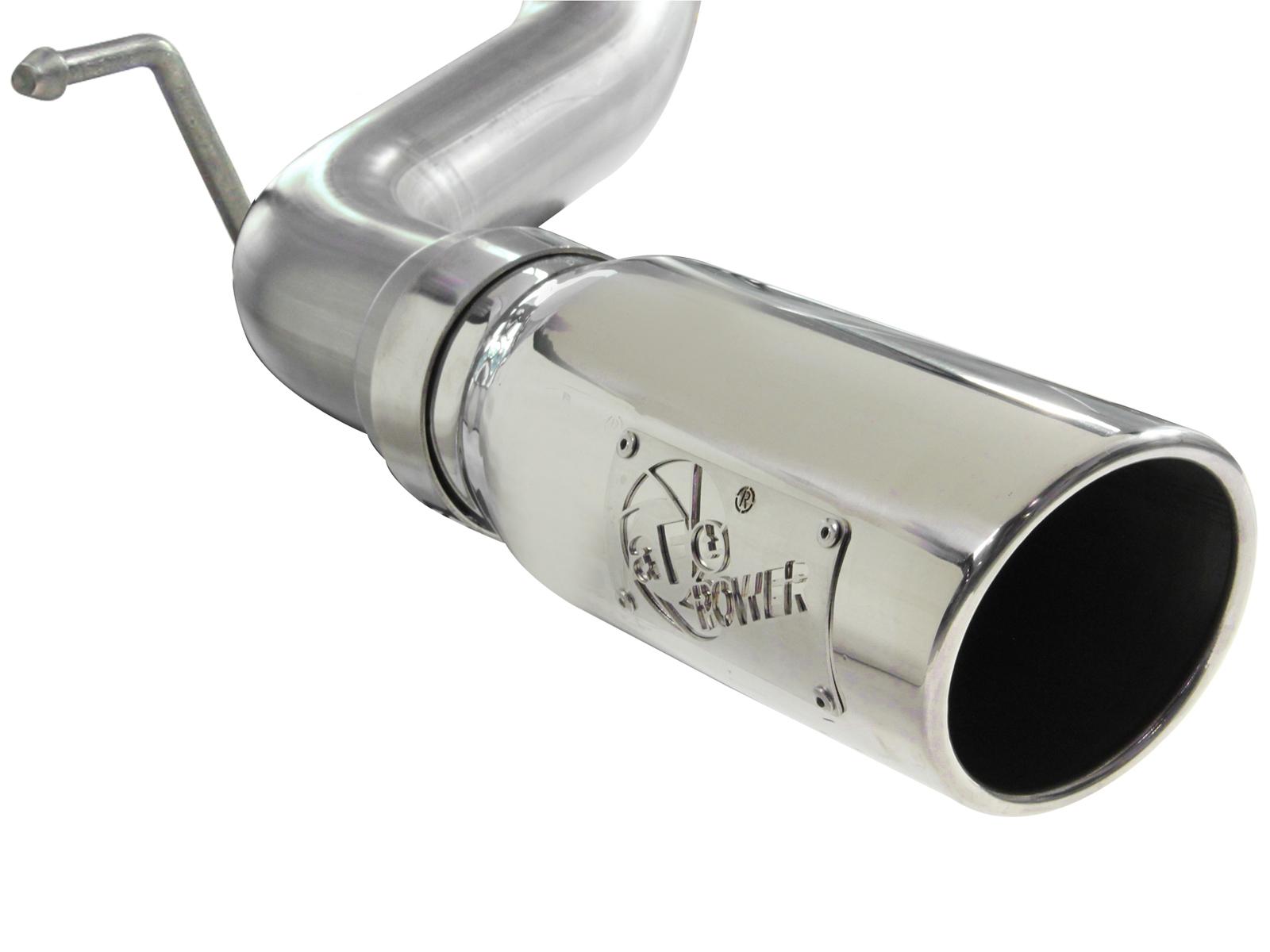 AFE MACH Force-Xp 3 IN 409 Stainless Steel Cat-Back Exhaust System w/Polished Tip (2013-2014 Tacoma, Tacoma, Tacoma) - 49-46022-P