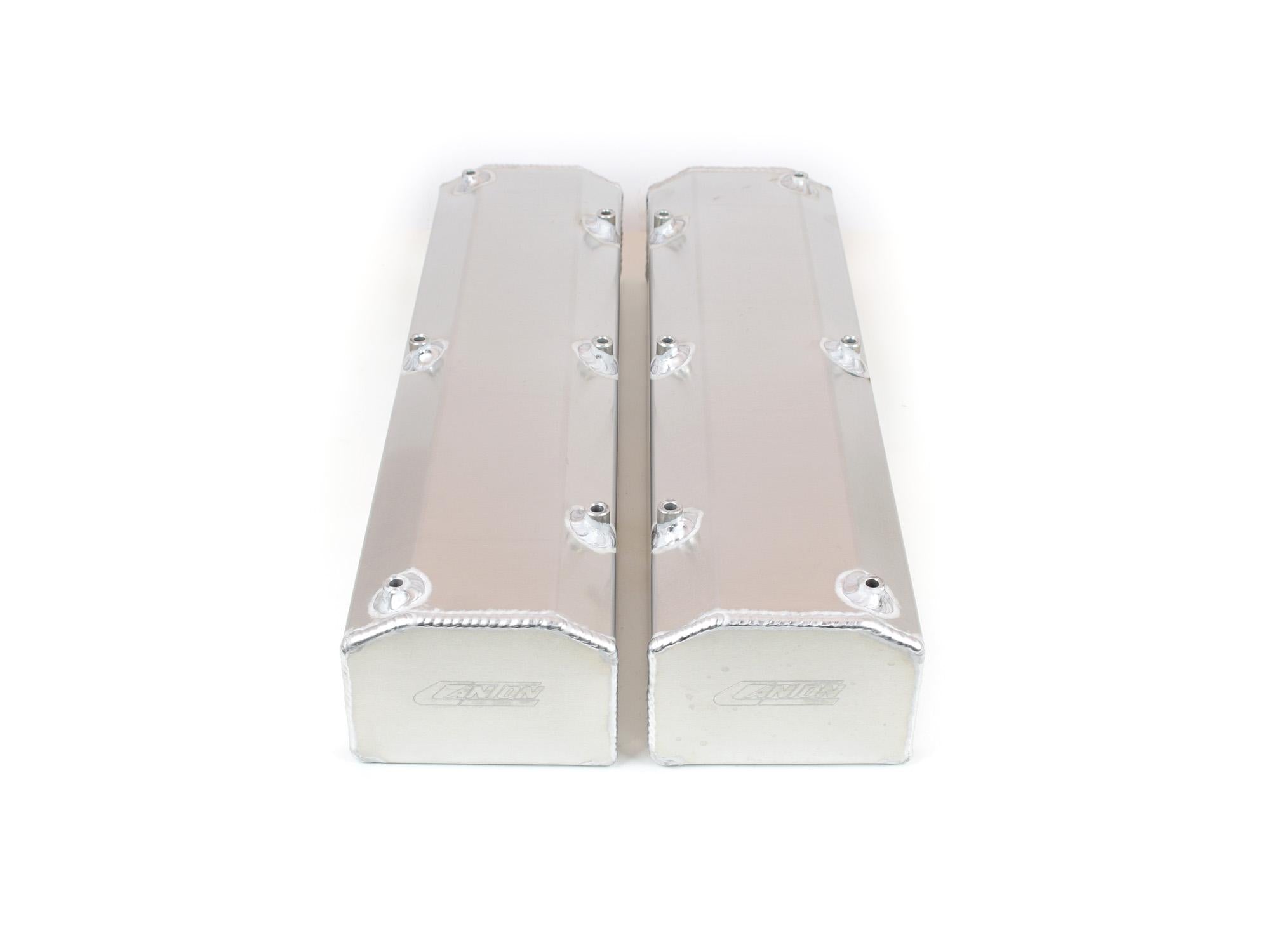 Canton Racing Valve Covers Small Block Ford 302 351W Fabricated Alum w Hardware - 65-300