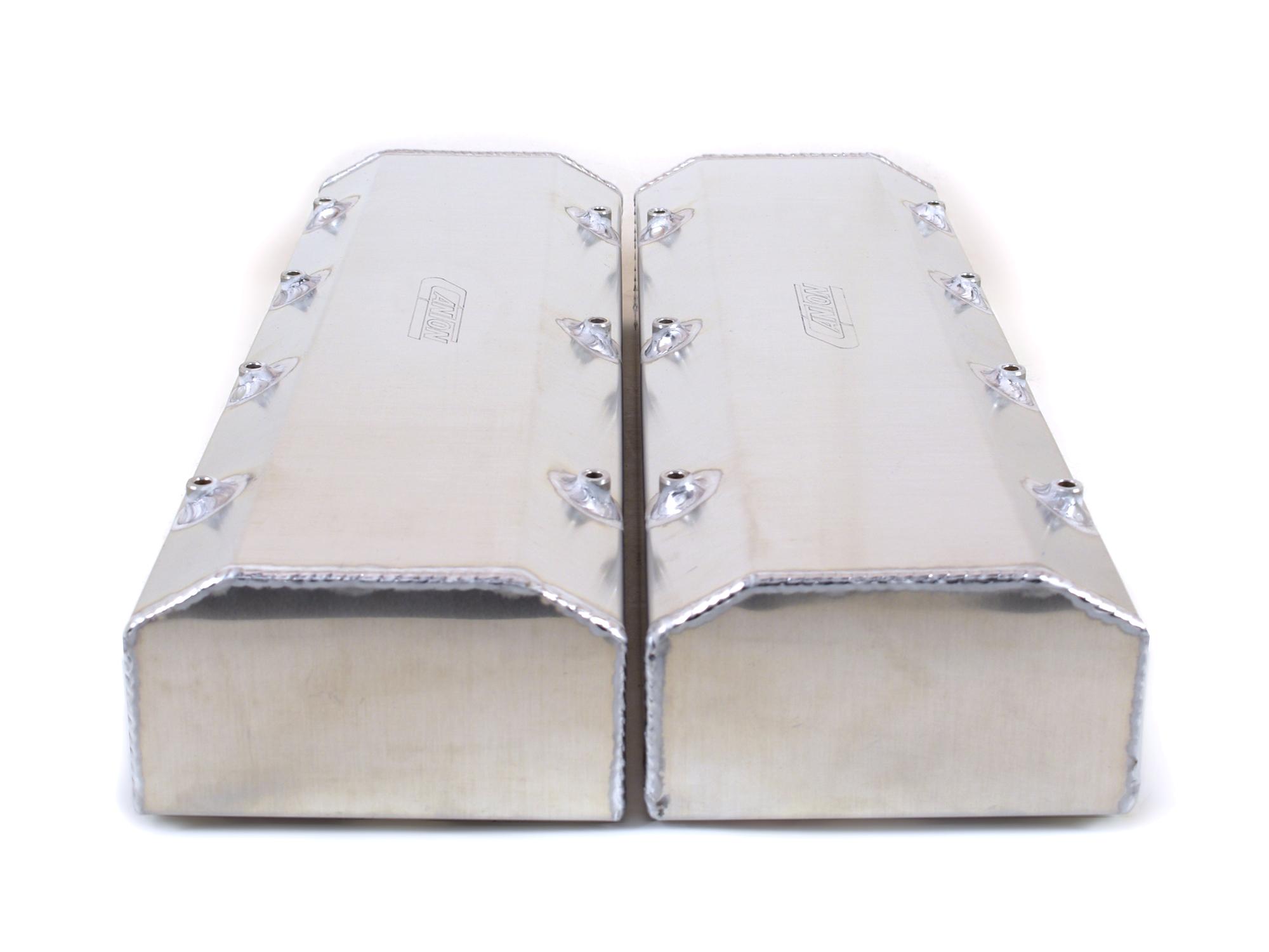 Canton Racing Valve Covers For Big Block Chevy Fabricated Aluminum With Hardwar - 65-400