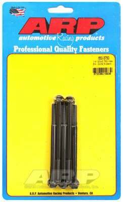 ARP 1/4-20 X 3.750 hex black oxide bolts - 650-3750