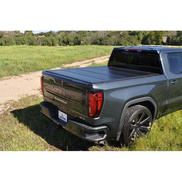 LEER 15-25 Colorado/Canyon Flush Mount Hard Folding Tonneau Cover Truck Bed Topper 5 Foot 2 Inch Black Leer - 650105