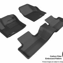 3D MAXpider 2012-2013 Land Rover Range Rover Evoque Kagu 1st & 2nd Row Floormats - Black