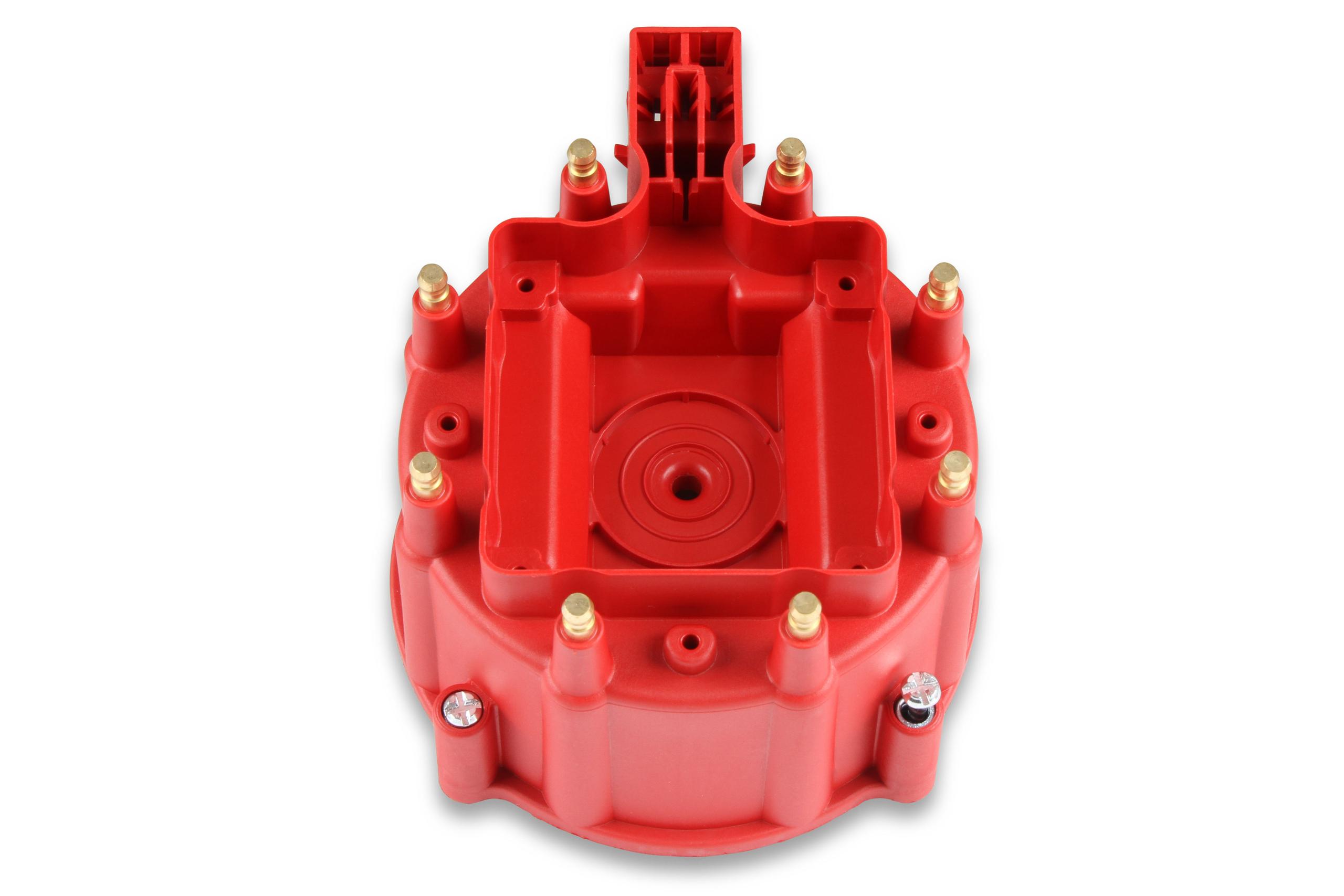 Msd 8416 Distributor Cap And Rotor, Gm Hei Distributor, Red