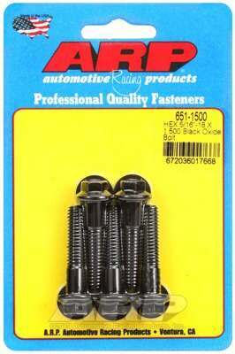 ARP 5/16-18 X 1.500 hex black oxide bolts - 651-1500