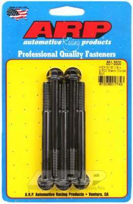 ARP 5/16-18 X 3.500 hex black oxide bolts - 651-3500