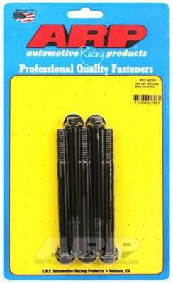 ARP 3/8-16 X 4.250 hex black oxide bolts - 652-4250