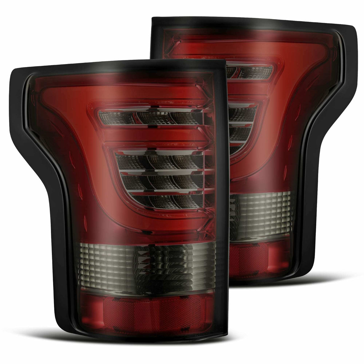 AlphaRex Led Tail Lights Red Smoke (2015-2020 F-150) - 652020