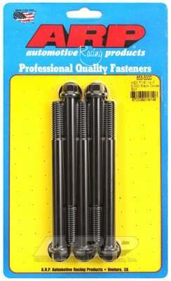 ARP 7/16-14 X 5.000 hex black oxide bolts - 653-5000