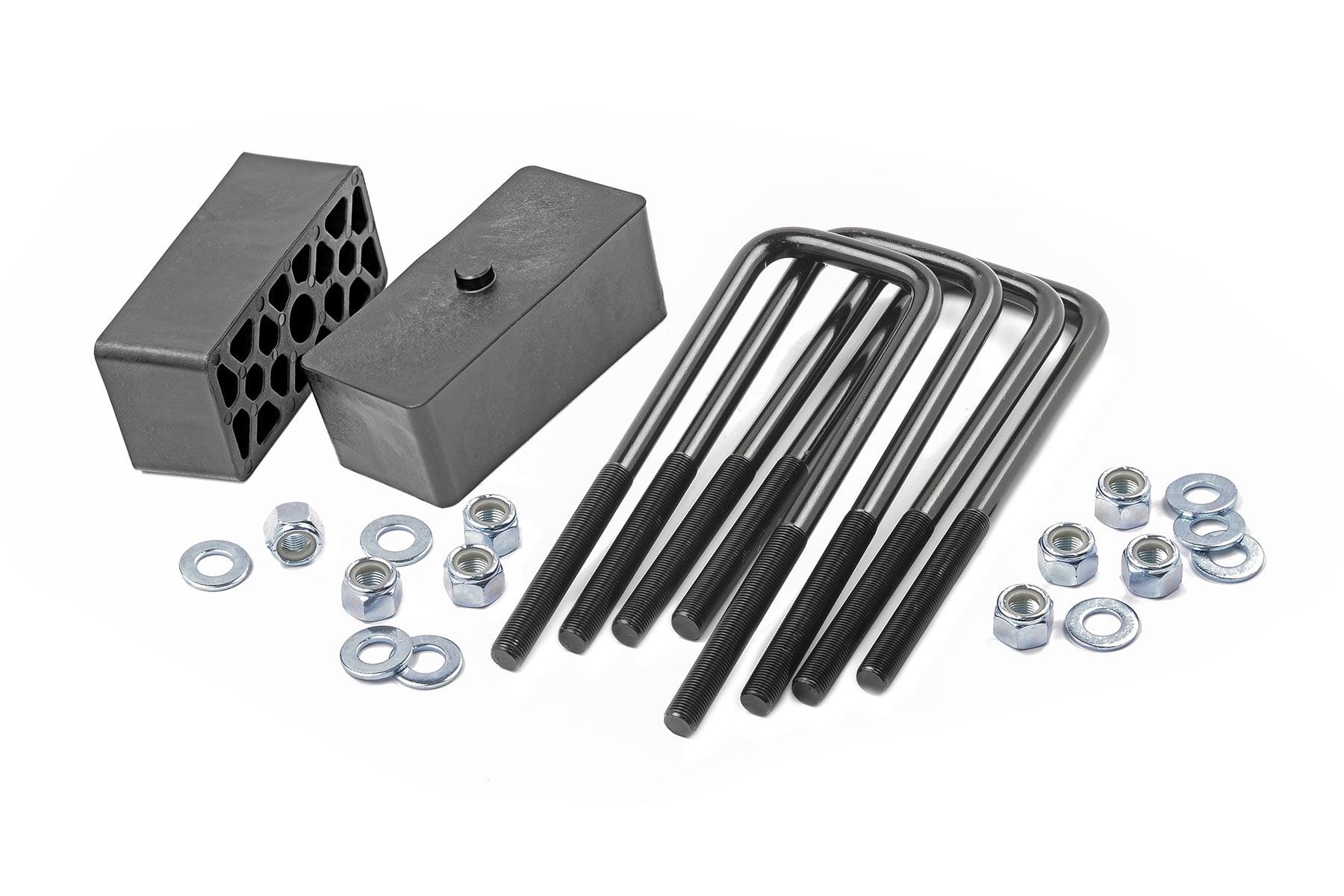 Rough Country 2 Inch Block and U-Bolt Kit 99-22 Chevy/GMC 1500 - 6532