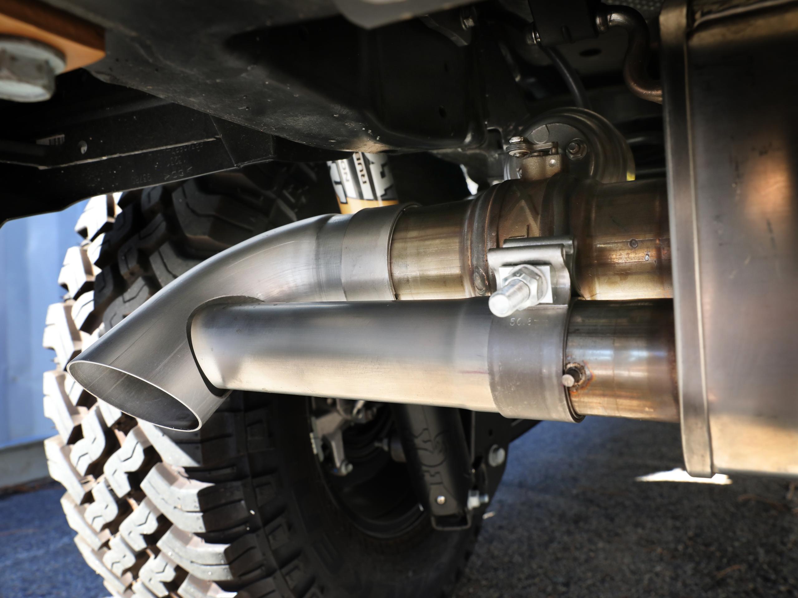 AFE MACH Force-Xp 304 Stainless Steel OE Replacement Exhaust Tips Brushed Jeep Wrangler 392 21-23 V8-6.4L (49C38102-H) - 49C38102-H