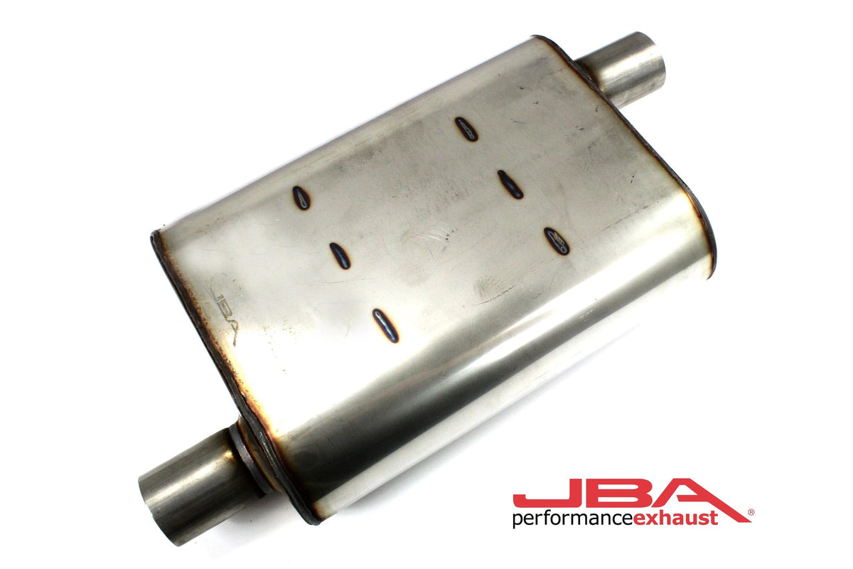 JBA Chambered 2" Muffler 304 SS Offset/Offset - 40-201300