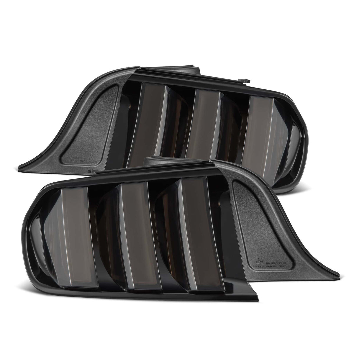 Alpharex NOVA-Series Prismatic LED Tail Lights Alpha-Black (2015-2023 Mustang) - 655010