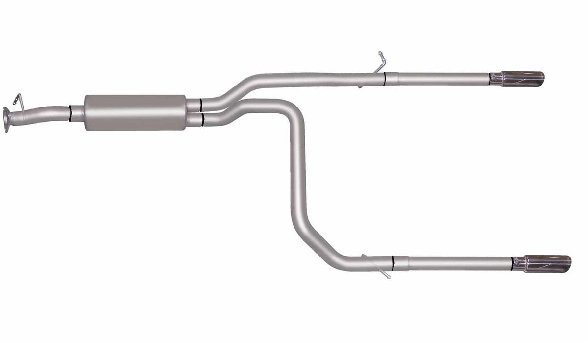 Gibson Exhaust Cat-Back Dual Split Exhaust System; Stainless (2000-2005 Astro, Safari) - 65608
