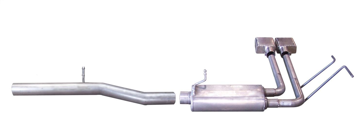 Gibson Exhaust Cat-Back Super Truck Exhaust System; Stainless (2010-2013 Chevrolet Silverado 1500, GMC Sierra 1500) - 65639