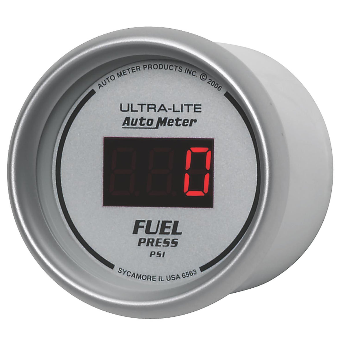 Auto Meter 2-1/16" FUEL PRESSURE, 5-100 PSI, ULTRA-LITE DIGITAL - 6563