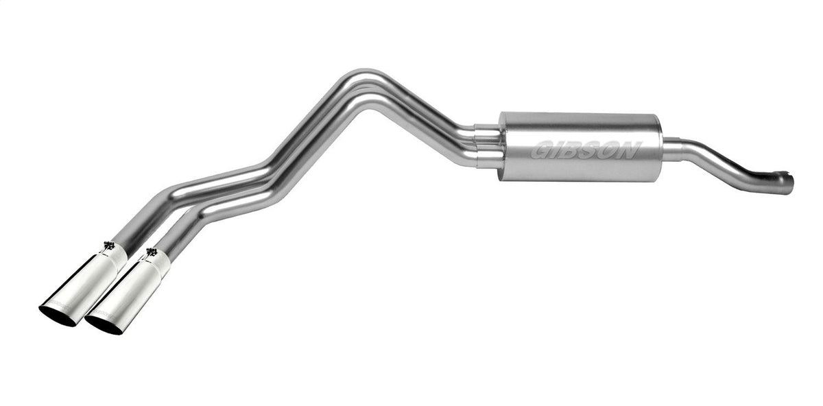 Gibson Exhaust Cat-Back Dual Sport Exhaust System; Stainless (2010-2018 Chevrolet Silverado 1500, GMC Sierra 1500) - 65653