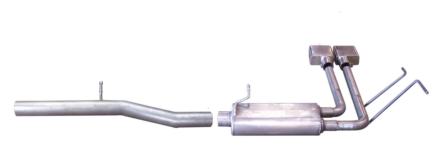 Gibson Exhaust Cat-Back Dual Sport Exhaust System; Stainless (2014-2018 Chevrolet Silverado 1500, GMC Sierra 1500) - 65660