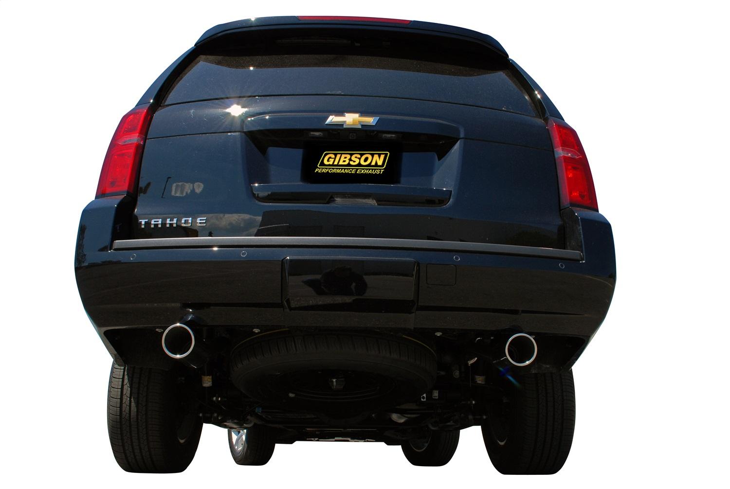 Gibson Exhaust Cat-Back Dual Split Exhaust System; Stainless (2010-2020 Chevrolet Tahoe, GMC Yukon) - 65669
